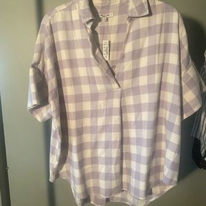 Madewell button shirt NWT